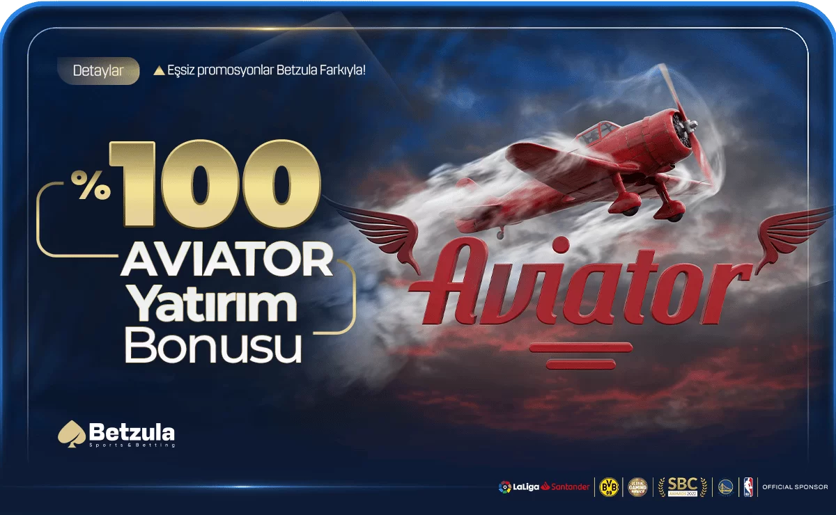 Betzula %100 Aviator yatırım bonusu