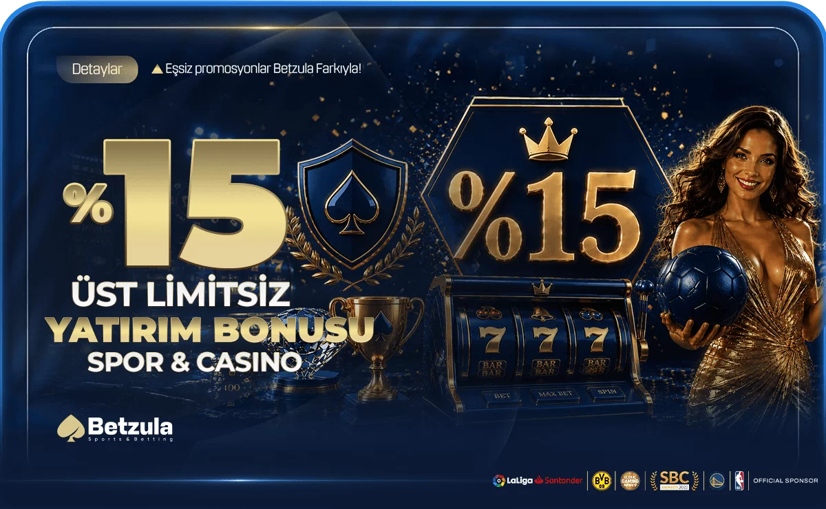 Betzula %15 üst limitsiz yatırım bonusu